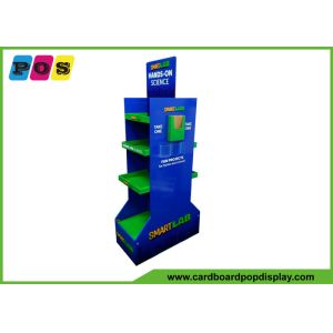 Glossy Shiny Free Standing Cardboard Displays Double Sided For Sicence Toys And