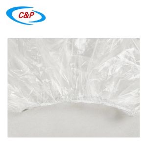 Clear Poly Surgical Sterile Medical Equipment Covers Drapes With Elasticized