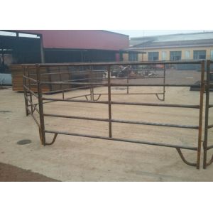 Low Carbon Steel Cattle Fence Panels 1.8m High With Square / Oval / Round Tube