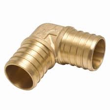 1/2" Female Thread Brass Plumbing Tee Fitting Used In Water / Gas