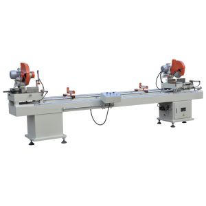 Double Head Mitre Saw for Window and Door Production UPVC Window Machine