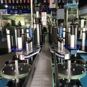 Double Side Bottle Sticker Labeling Machine CE PLC touch screen control system