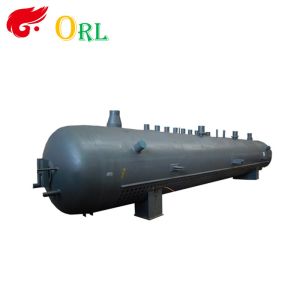 ORL Customized Water Heat Boiler Mud Drum Anti Wind Single Type , Mud Drum In
