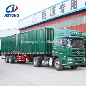 40-80 Tons Capacity Curtain Side Semi Trailer With Dual Line Braking System And
