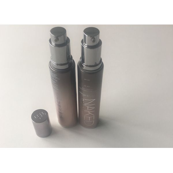 Packaging Plastic Cosmetic Containers With Airless Pump Aluminizing Barrier