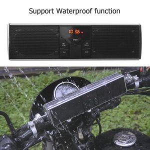 Small 20hz-20khz 10w Motorcycle Audio System APP Control With LED Display
