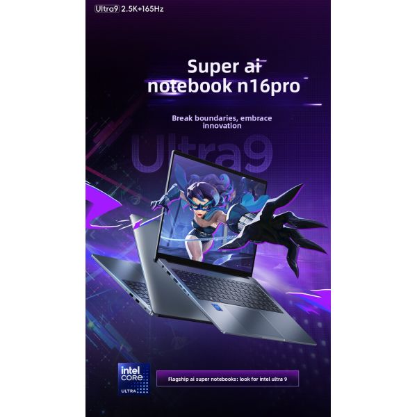 Ultra9 Design Specific Lightweight 16 Touch Screen High Performance Intel Gaming Laptop for Business Office Student Use US Plug