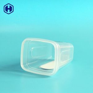 Hot Filling Square Plastic Food Containers Leakage Proof Microwavable