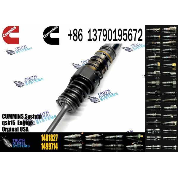 Isx15 Qsx15 X15 Engine Diesel rail Fuel Injector 1499714 1464994 1521977 1511696 1529790 for C-UMMINS engine