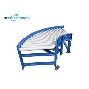 Buy cheap Industrial Flat Aluminium PVC Curve Conveyor roller from wholesalers