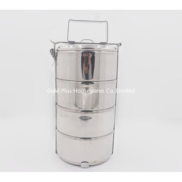 16cm Layer by layer thailand inner lunch box for kid stainless steel food