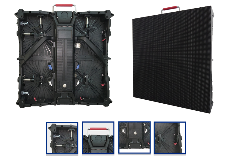 800-3800cd/Sqm RGB Indoor Rental LED Display Video Wall P3.91 High Gray Scale