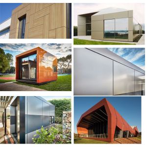 High quality factory acp PE PVDF FEVE coating exterior wall cladding Aluminum