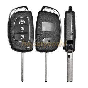 Wholesale Hyundai 3Buttons Smart Key Shell with Emergency Key Insert from china suppliers