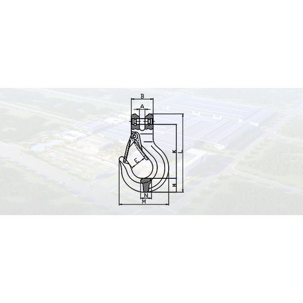 SLR329-G80 CLEVIS SLIP HOOK