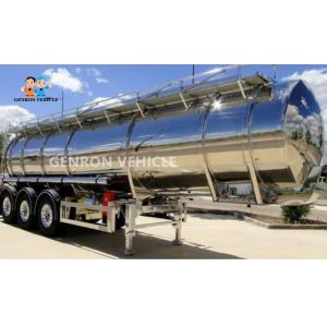 Wholesale Mechanical Q235 Plate 5000L 3 Axles Liquid Tanker Trailer from china suppliers
