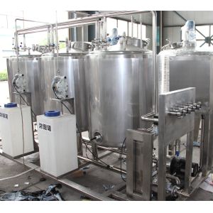 Automatic Control 3000L CIP Washing System SUS304 Material To Clean Pipe Tank