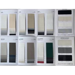 Waterproof Sunscreen Fabric 1% Openness Textile Outdoor Sunscreen Fabric for