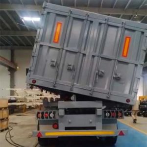 CIMC tri axles ABS Anti-Lock Braking System Leaf Spring Suspension Skeleton Semi