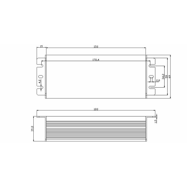 CE approval waterproof led power current 2400ma 100W waterproof electronic led driver