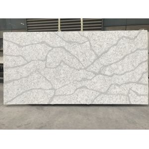 Wholesale Stain Resistant Calacatta Marble Quartz / Calacatta White Granite Bacteria Resistant from china suppliers