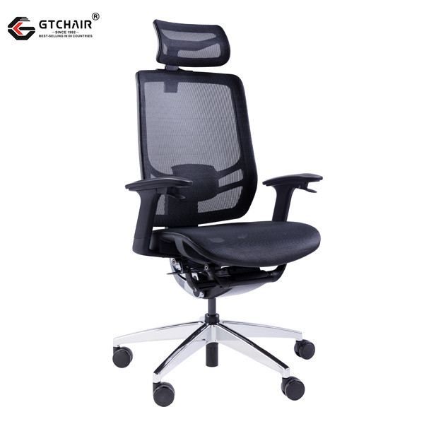 Quality Swivel Mesh High Back Executive Chair With Headrest Ergonomic Revolving for sale