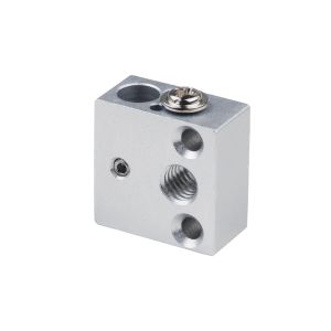 Aluminum Alloy 20*20*10mm 7g 3D Printer Heating Block Use For CR10