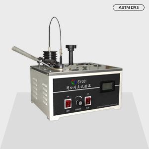 Lcd Screen Flash Point Tester Closed Cup Pensky Martens Petroleum Test Equipment