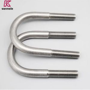 Titanium Grade 2 Grade 5 M6 M8 Titanium U Bolt For Industrial