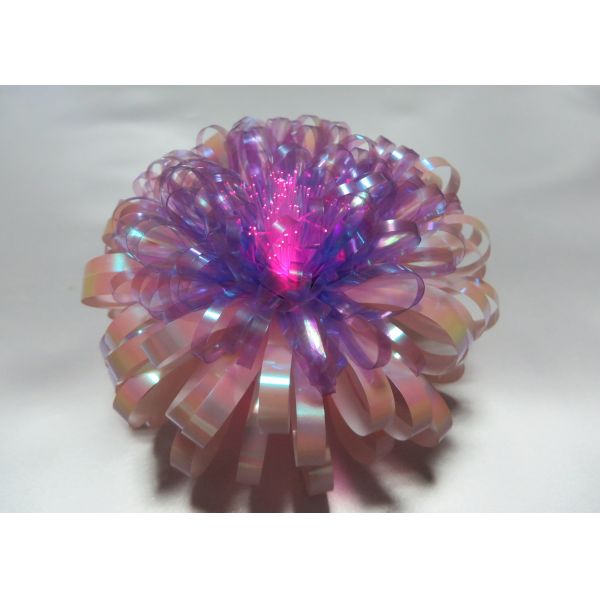 4" LED LED Ribbon Bow for Christimas and Goliday packing , PET film Firework