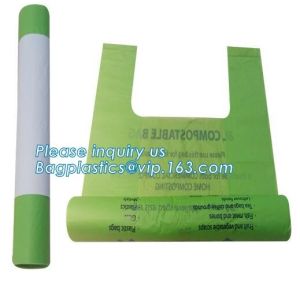 100% Biodegradable&Compostable /Diaper Waste Bags,Unscented,Anti-Microbial,