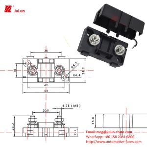 Automotive Spare Parts ANS/MIDI Small Good Fuse Holder For Automotive Electronic