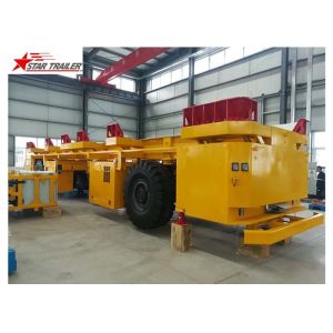 AGV Frame Load Haul Trailers , Gooseneck Steel Heavy Haulage Trailers