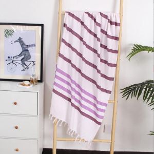 Soft 100% Cotton Hammam Beach Towel Lightweight Odor Resistant Holeproof