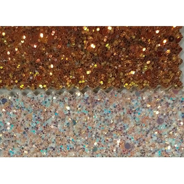 Quality Wall Paters And Crafts 3D Glitter Fabric 54/55'' Width And Knitted Backing Technics for sale