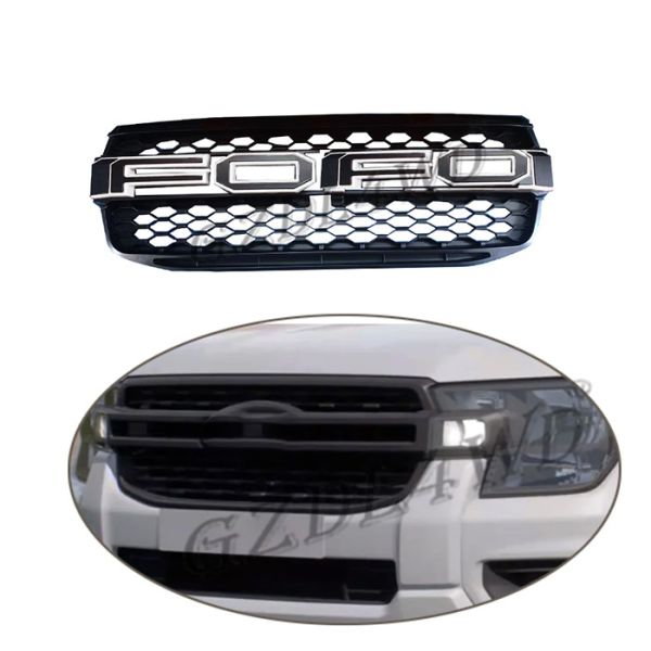 Black Front Grill Mesh For FORD RANGER Accessories T9 MK4 PX4 Low Version XL XL+