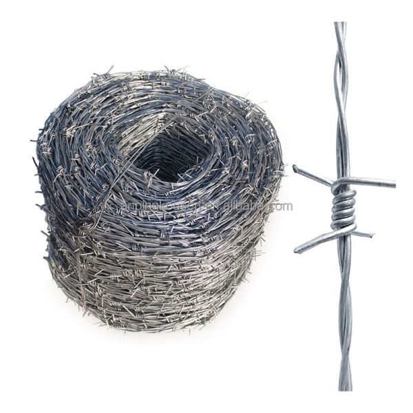 20m/25m/30m/50m Length Galvanized Barbed Wire Mesh Stainless Steel Barb Wire