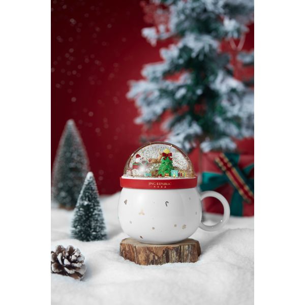 Round Cute Christmas Mug