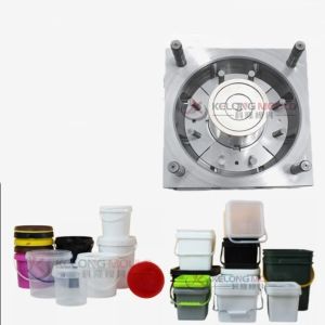 4L 10L 20L Round Plastic Pail Mould PP Paint Bucket Injection Mould