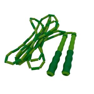 Green Color Unisex Bamboo Jump Rope Exercise Skipping Rope For Kid Teenager