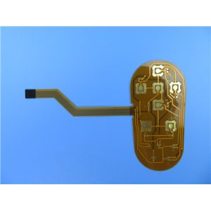 Flexible Printed Circuit Board FPC Built on Polyimide Film with Double Layer