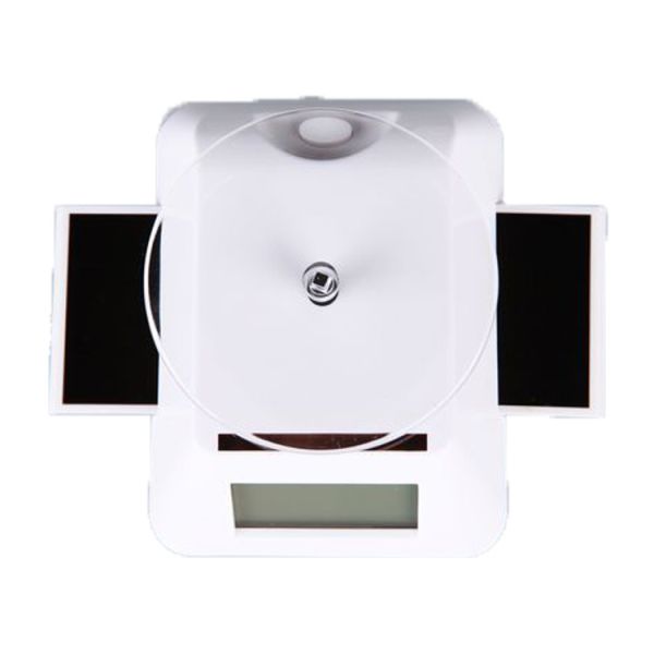 90mm Plate Acrylic Solar Powered Display Turntable Eco Friendly Logo Available