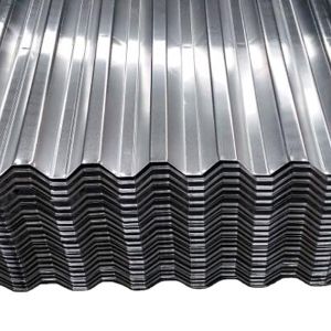 China Zinc Coated Corrugated Steel Roofing Sheet 18 Gauge Tiles Galvanised Hot Dipped on sale