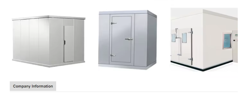 10m³ Cold Storage House Sold Separately Cold Storage Curtains Fan Shelves -18℃ Cold Storage Facilities Chamber