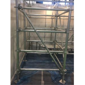 18 Stations Sheet Roll Forming Machine Ringlock Scaffolding Standing Tube