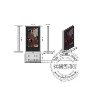 65 Inch Kiosk Digital Signage with 1920x 1080 Max. Resolution