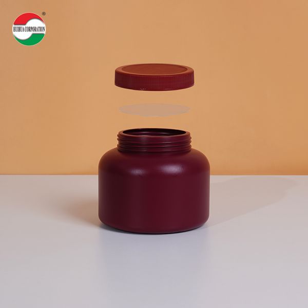 Clear Plastic Cylinder 1000ml HDPE Bottle for Weed Packaging PET Can with Good Sealing HDPE1000