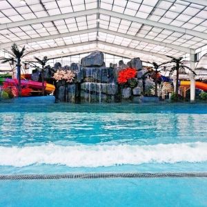 Amusement Park Artificial Swim Wave Pool Air Operated Customizable