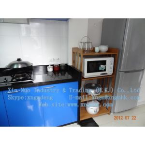 Buy cheap The bamboo kitchen racks, microwave ladders, bathroom partitions racks, wood from wholesalers