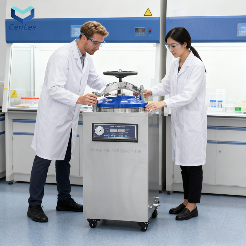 Automatic Control Vertical Sterilizer with LCD Touch Screen